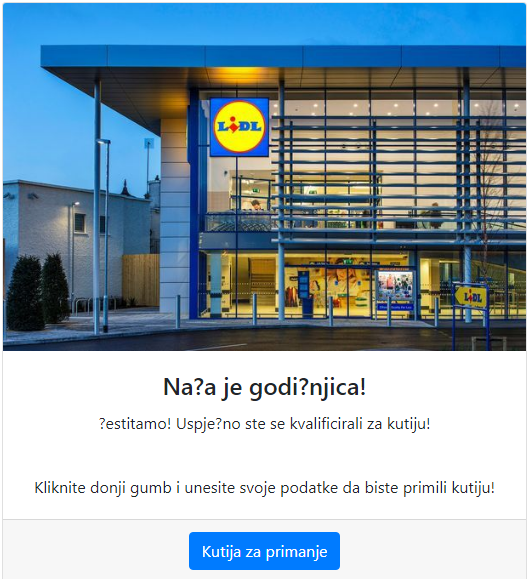 Prevara Lidl